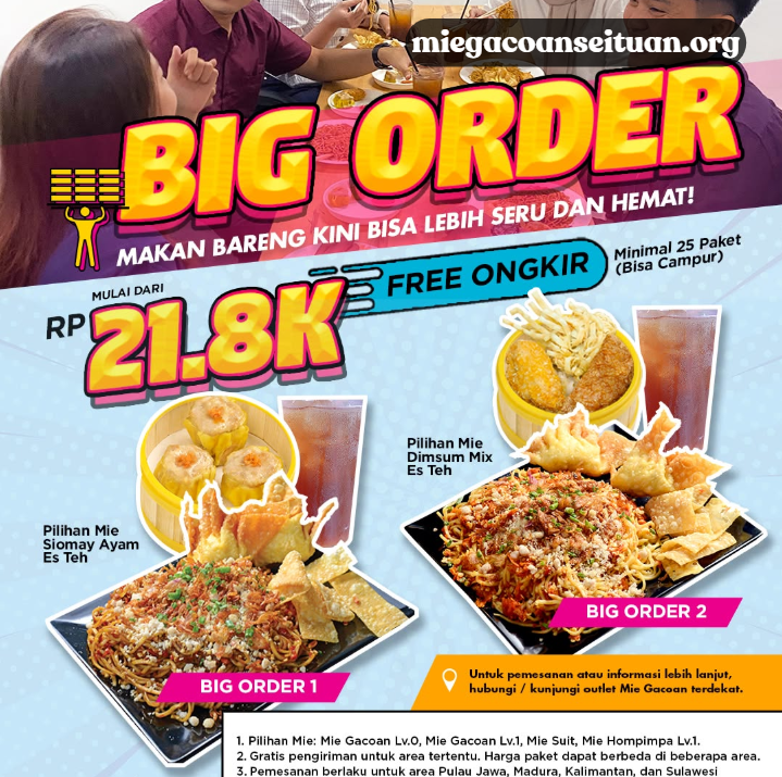 Big Order Mie Gacoan – Hemat Besar Mulai Rp21,8K untuk Makan Bareng